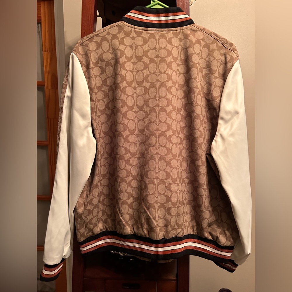 COACH SIGNATURE MONOGRAM BOMBER JACKET - Picture 4 of 6